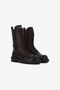 RC Brown Leather Combat Boots RC Brown Leather Combat Boots Dark brown RRS039-PZ244
