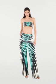RC Ray Of Sea Print Trousers Light blue VKJ207-DAM33