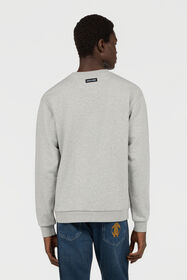 RC Rundhals-Sweatshirt in Grau mit Logo GREY MELANGE TOT66C-CF062