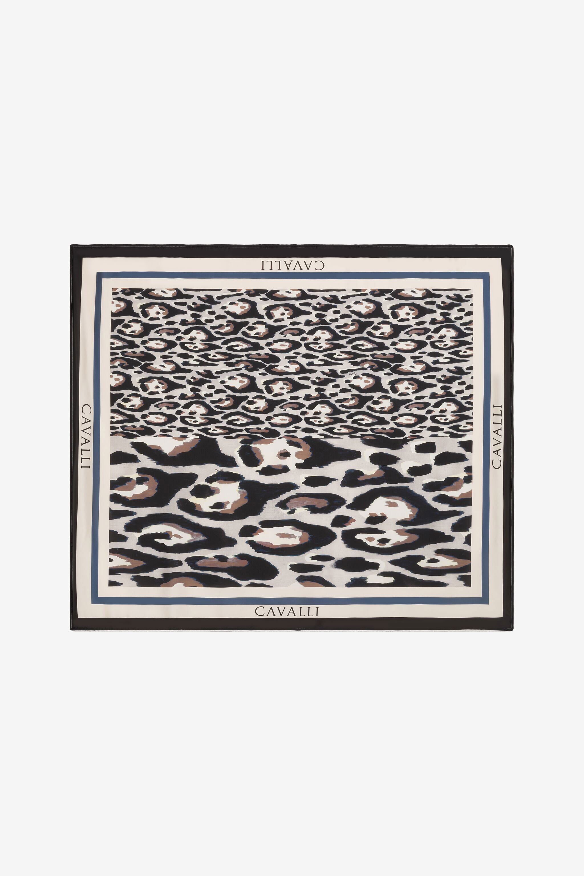 RC Leopard-print beach towel RC Leopard-print beach towel GRAY QRH00W-7NF54