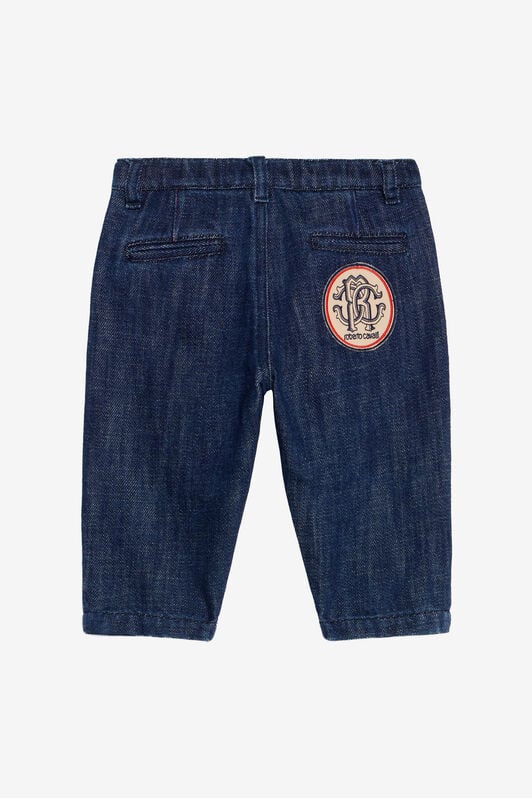 JU Vaqueros Azules para Niño con Parche Monogram RC JU Vaqueros Azules para Niño con Parche Monogram RC MEDIUM BLUE VJJ200-DS016