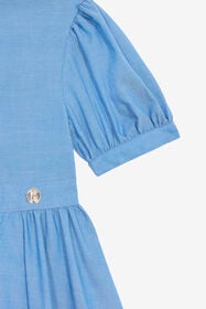 JU Cotton Shirt Dress Light blue UJJ10A-DL013