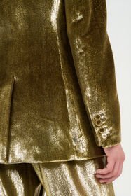 RC Gold Velvet Blazer LIGHT GOLD WKT405-FT062