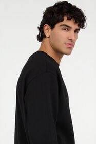 JC Felpa Girocollo Con Logo Ricamato BLACK VFT097-VF141