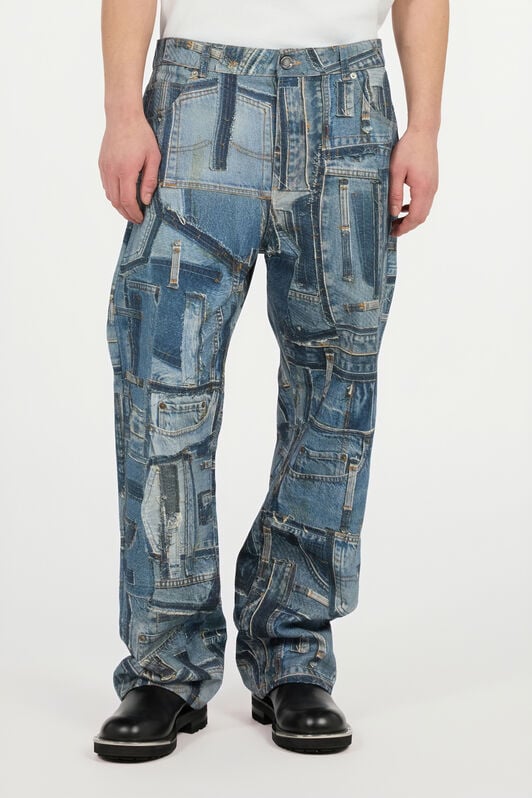 RC Jeans Over Patchwork Capsule Collection RC Jeans Over Patchwork Capsule Collection Blu UMJ210-VT001