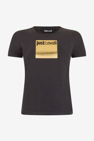 JC T-shirt noir Avec Logo BLACK/GOLD Q61459-Q0362