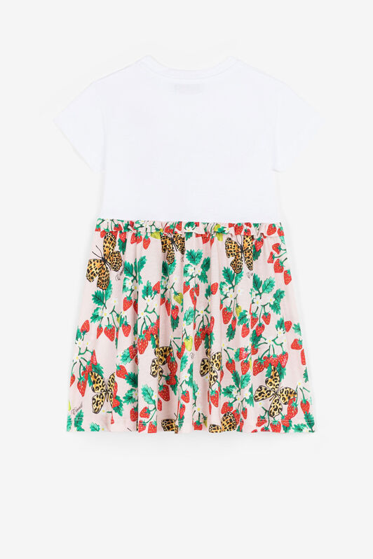 JU Logo-print short-sleeve dress JU Logo-print short-sleeve dress White QJT113-JV025