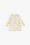 JU Golden Swirl Chiffon Dress White SJT175-2NL95