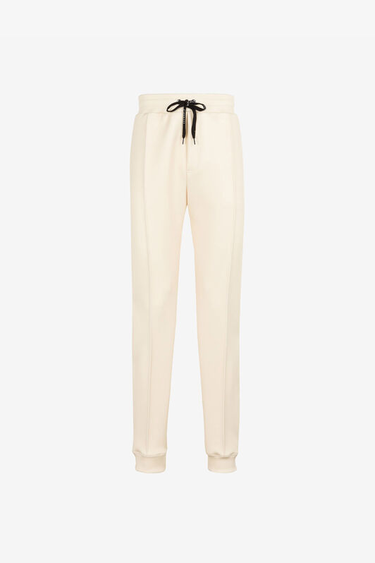 RC Mirror Snake logo-embroidered track pants RC Mirror Snake logo-embroidered track pants Ivory QRT25E-FT001