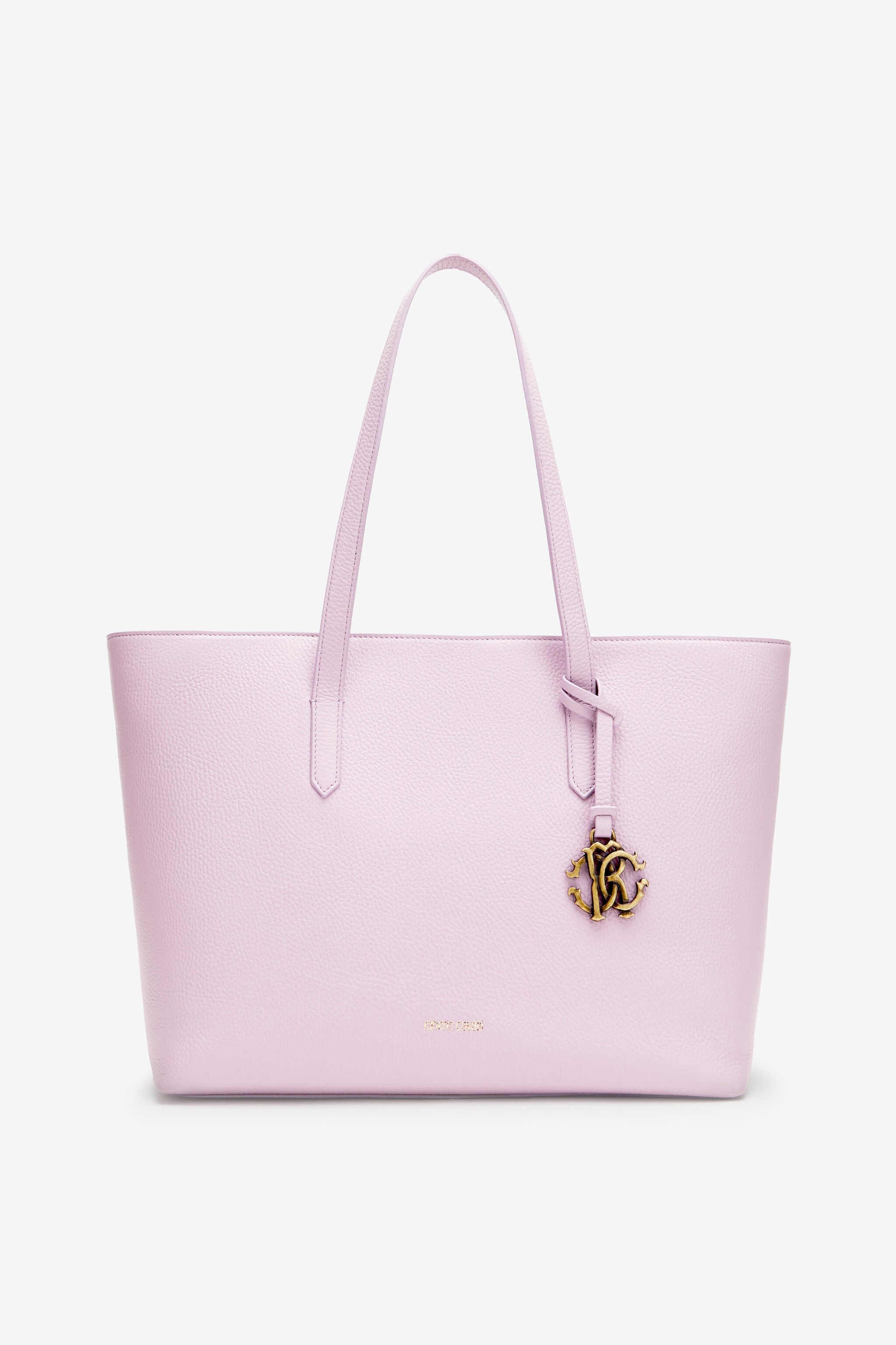 RC Leather shopper tote with RC charm Pink OOB00D-PZA12