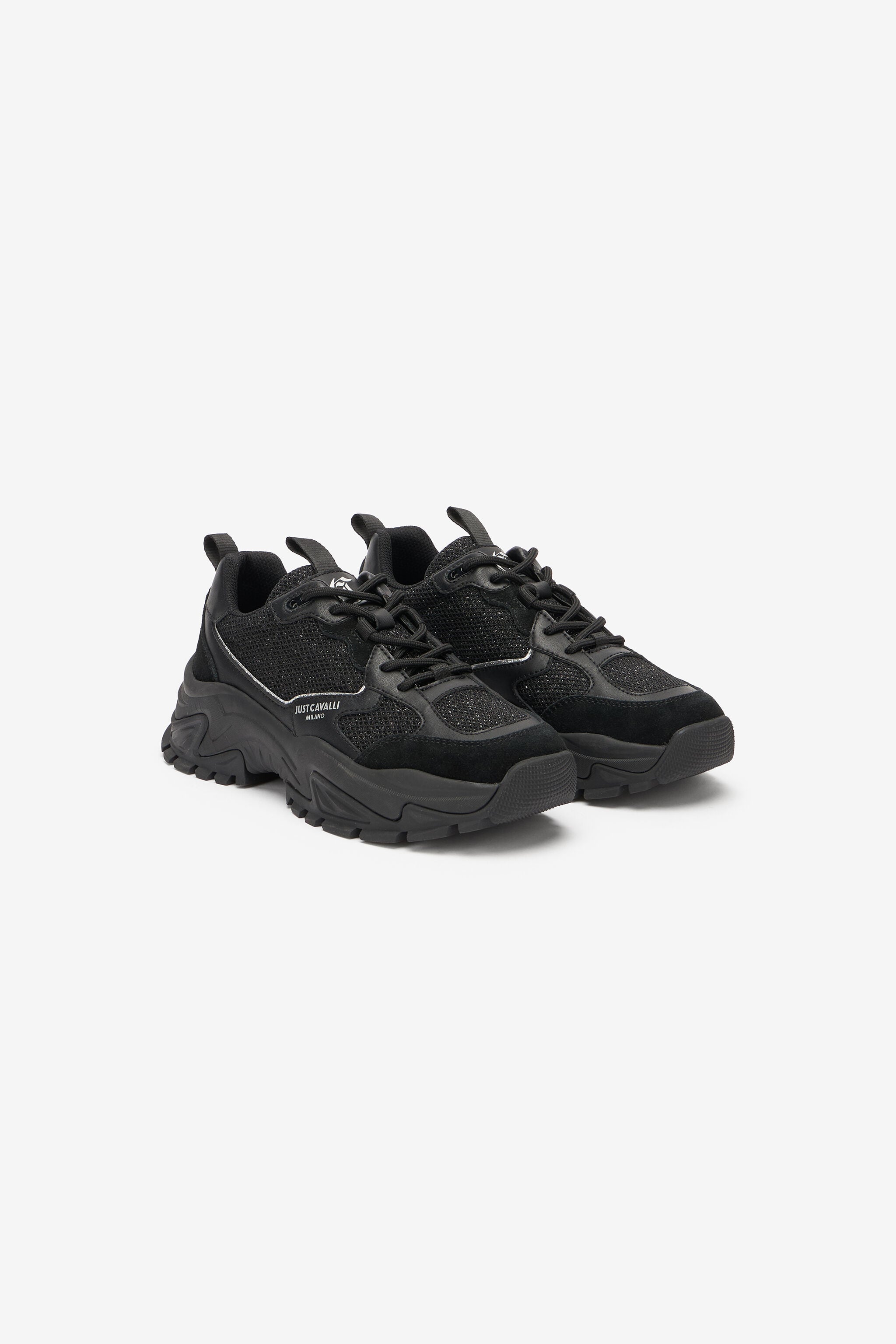 JC Sneakers With Chunky Lug Sole Black UFS034-UF356