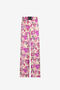 RC Rose-Print Silk Track Pants RC Rose-Print Silk Track Pants Pink PNT219-4QF03