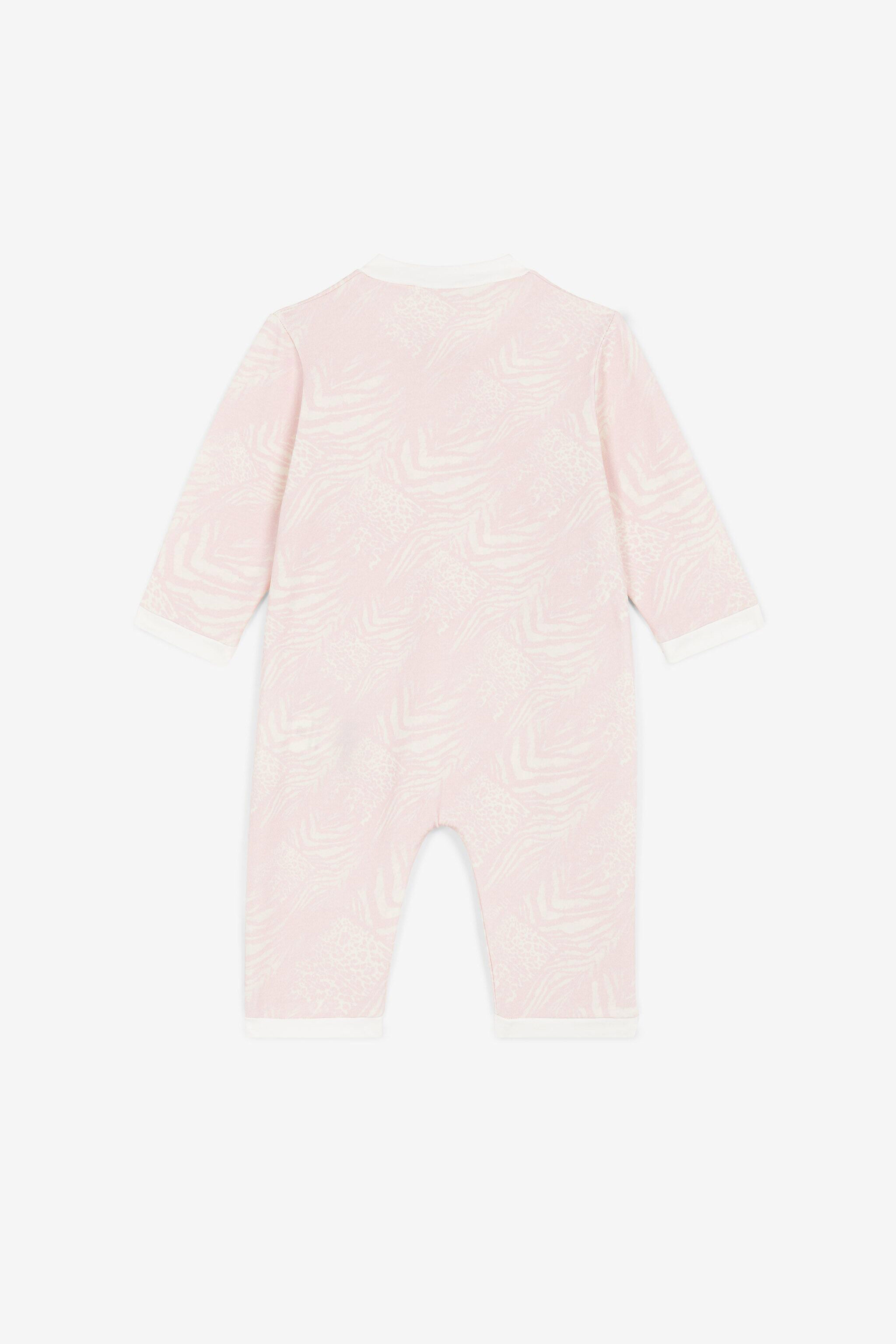 JU Animalier Patchwork-Print Babygrow Set JU Animalier Patchwork-Print Babygrow Set Pink OJT80A-JMC76