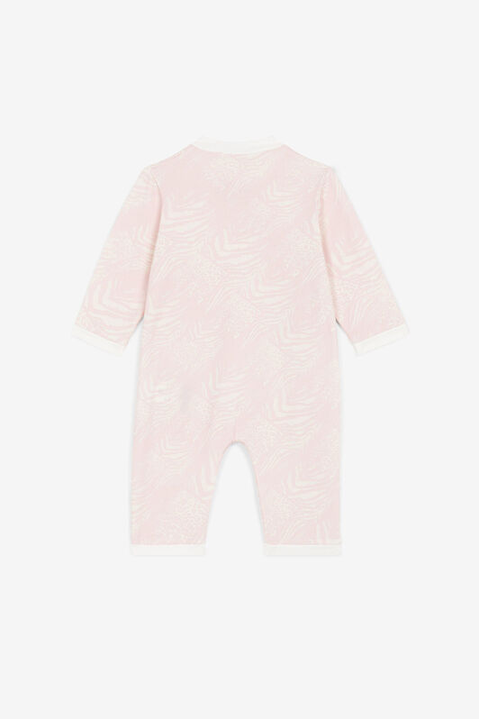 JU Animalier Patchwork-Print Babygrow Set JU Animalier Patchwork-Print Babygrow Set Pink OJT80A-JMC76