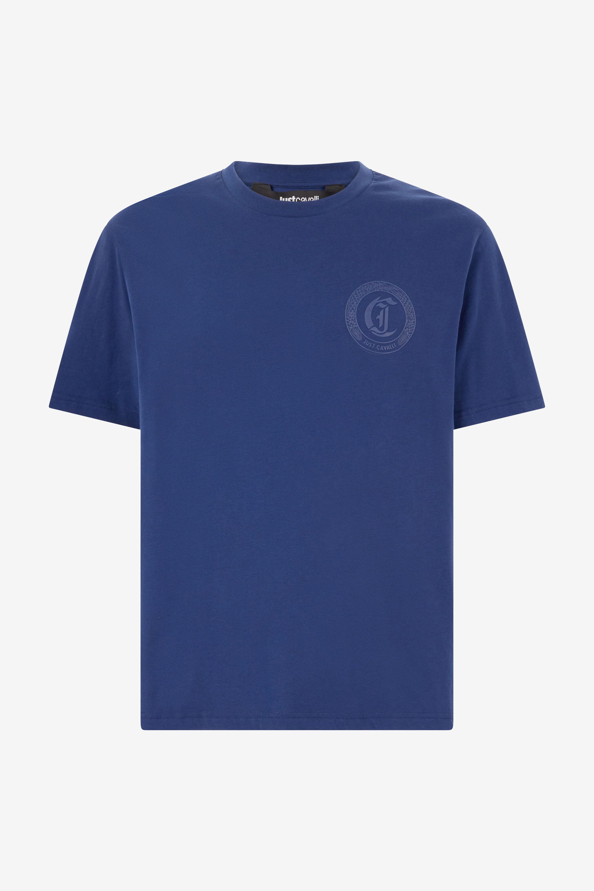 JC Camiseta Con Monograma JC Azul oscuro UFT053-UF073