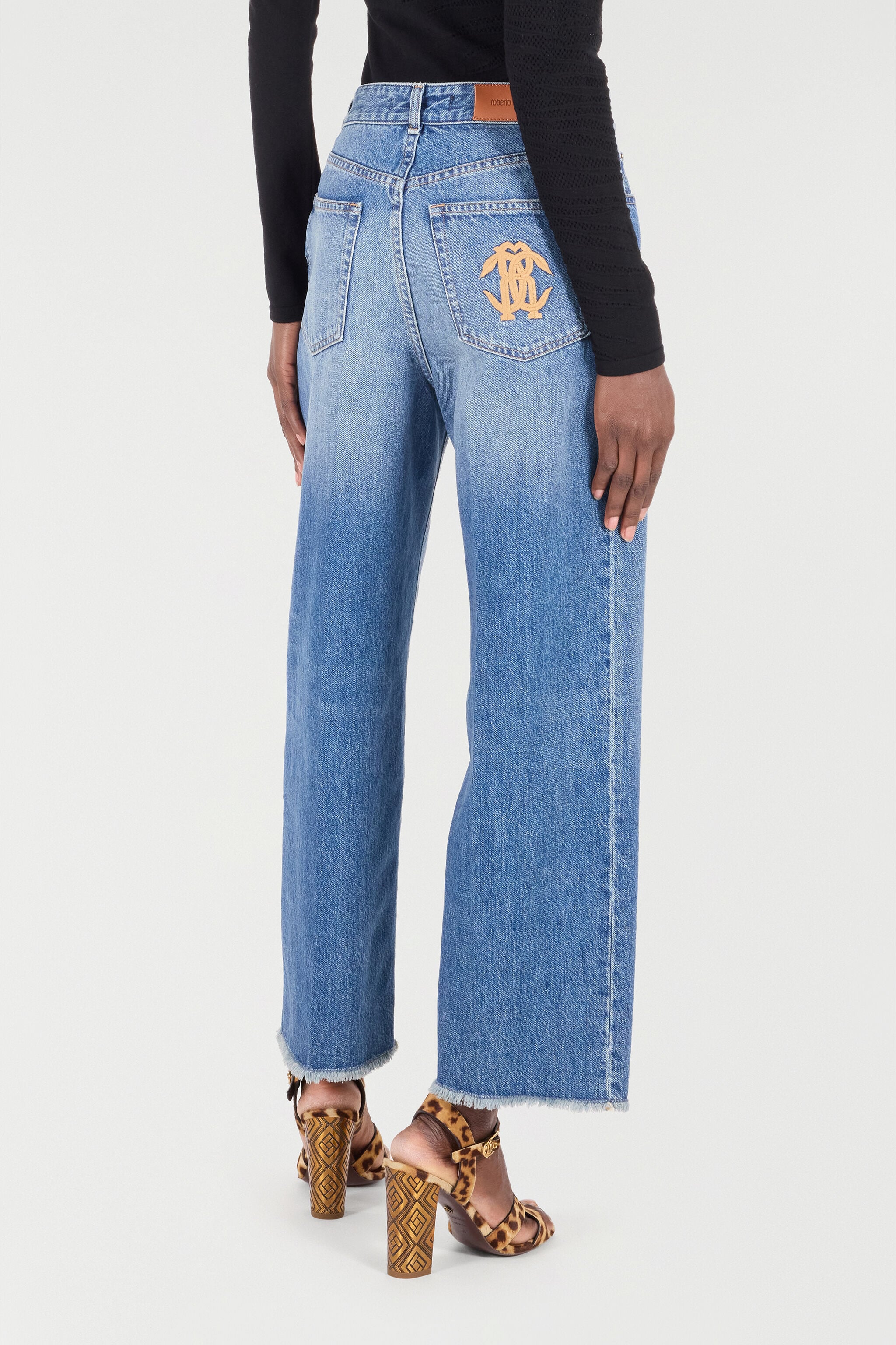 RC Jeans Mit Monogramm Mirror Snake RC Jeans Mit Monogramm Mirror Snake Blau UKJ206-VT008