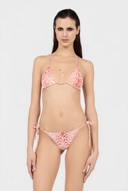 RC Jaguar Pink Print Bikini Top PINK XQW012-HVT23