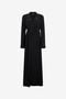 RC Robe Maxi en Soie avec Détail Orné RC Robe Maxi en Soie avec Détail Orné NERO/ARGENTO VWR197-SY001