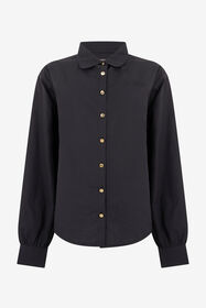 RC Camicia Nera con Bottoni Dorati BLACK TOT70B-FA005