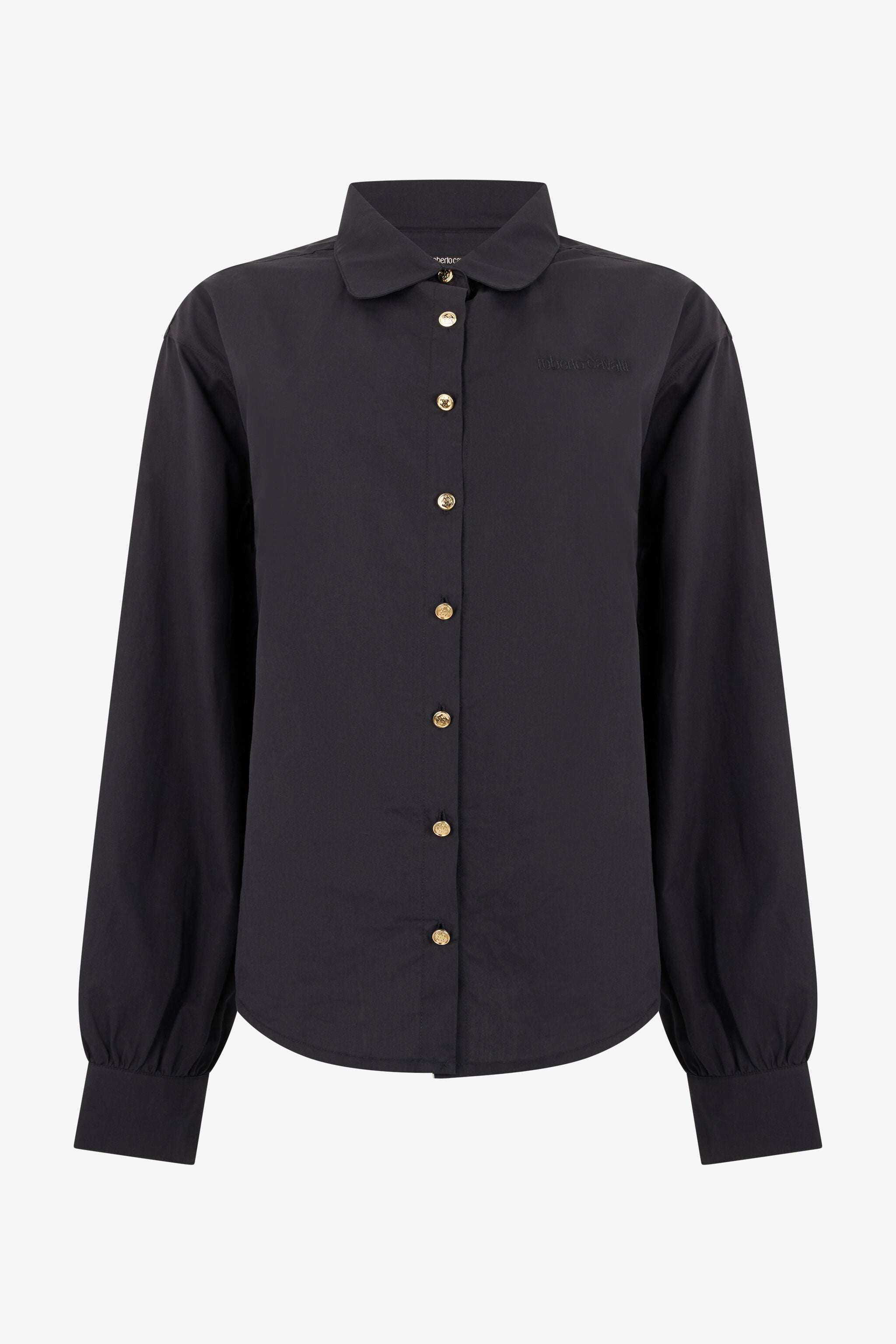 RC Camicia Nera con Bottoni Dorati RC Camicia Nera con Bottoni Dorati BLACK TOT70B-FA005