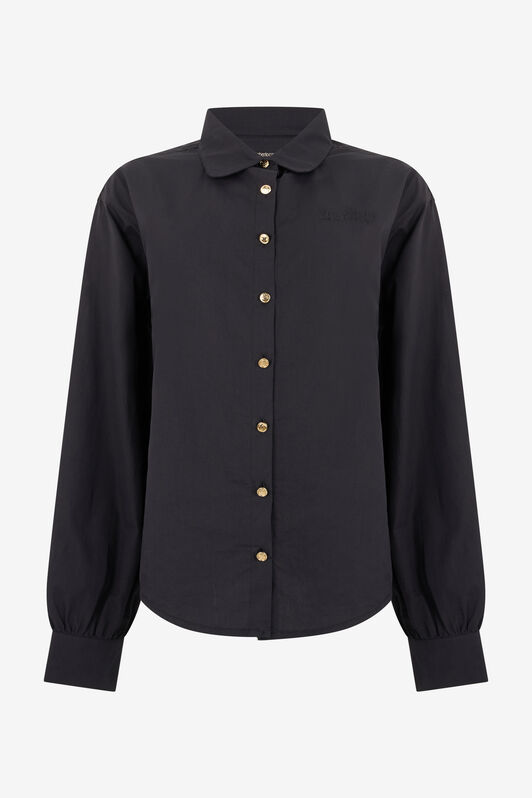 RC Camicia Nera con Bottoni Dorati RC Camicia Nera con Bottoni Dorati BLACK TOT70B-FA005