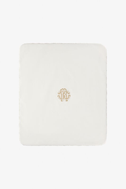 JU Monogrammed Baby Blanket JU Monogrammed Baby Blanket White TJT823-JD001
