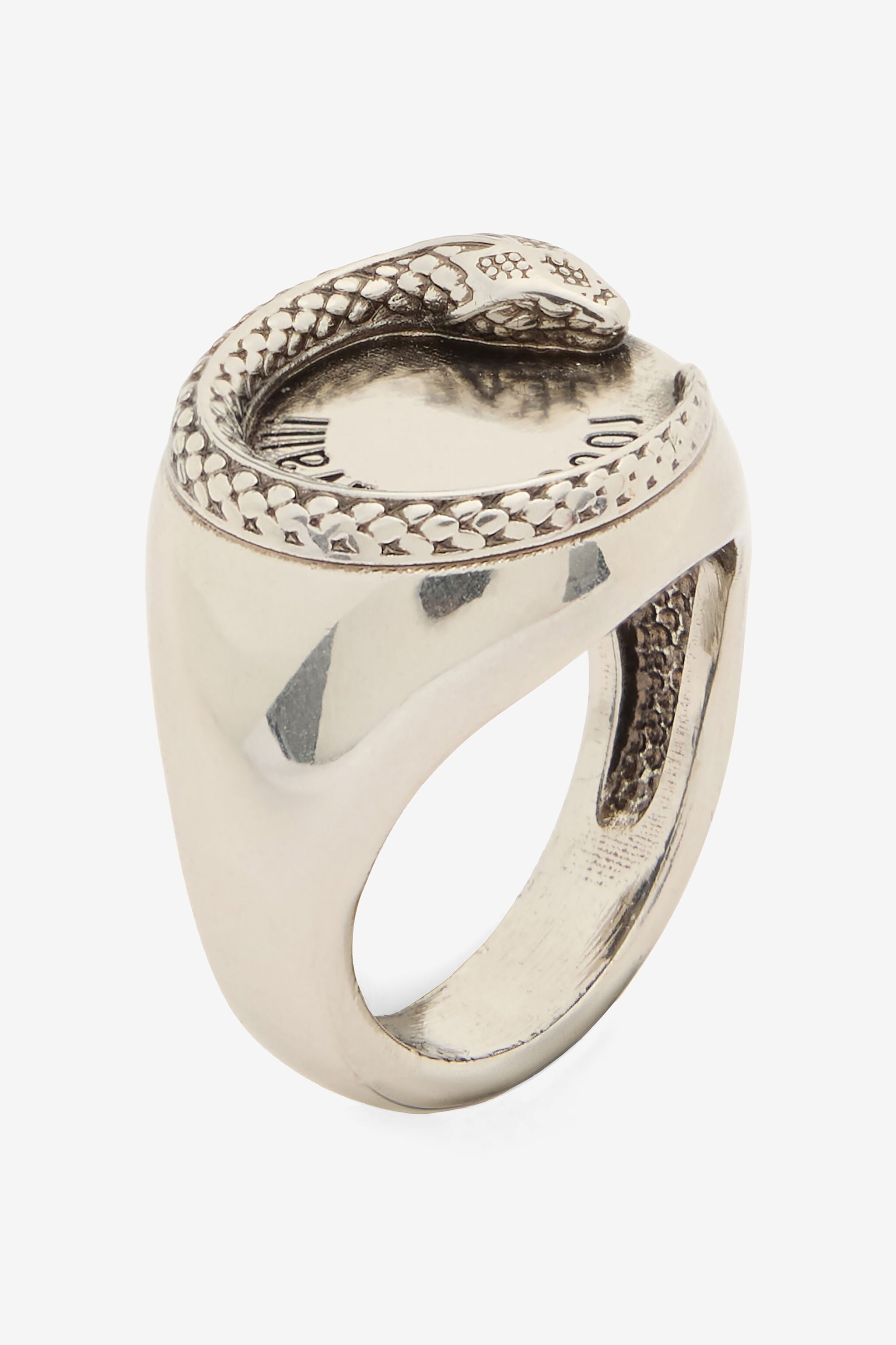 RC Bague Avec Serpent Et Logo RC Bague Avec Serpent Et Logo Argent URG010-AM258