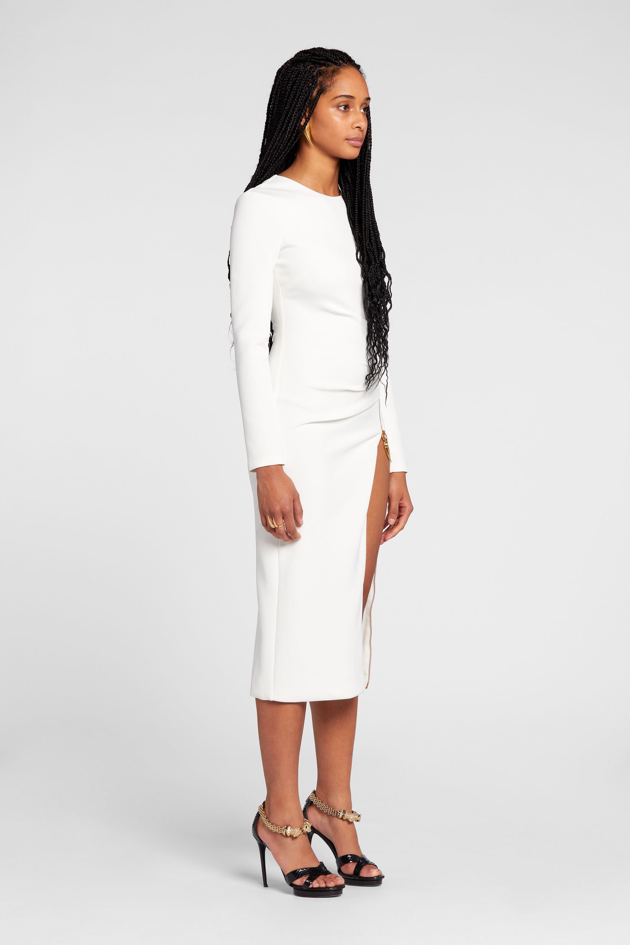 RC Zip Dress RC Zip Dress White OKT109-HR005