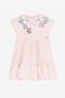 JU Floral-Embroidered Dress JU Floral-Embroidered Dress Pink RJT107-RJ005