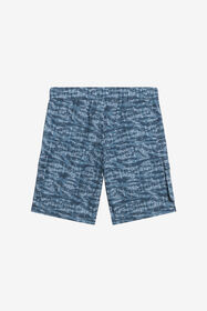 JU Short En Coton Avec Imprimé Sur Toute La Surface Bleu UJT209-7MO44