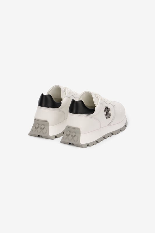 RC White Sneakers With RC Monogram WHITE SOS00J-PZA80