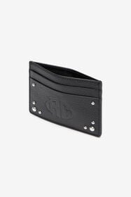 RC Porte-Cartes Plat Clouté Noir VRA006-PZB05