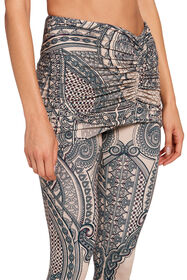 RC Leggings con stampa Henna Tattoo INDIGO/NUDE JQT205-8FS08
