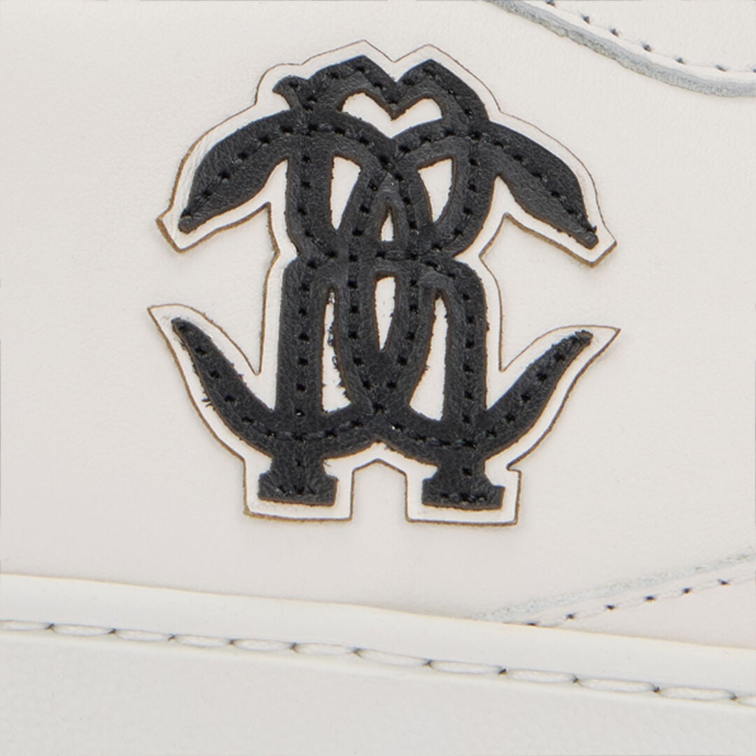 RC Weiße Sneaker mit Monogram RC RC Weiße Sneaker mit Monogram RC WHITE QOS00D-PZ099
