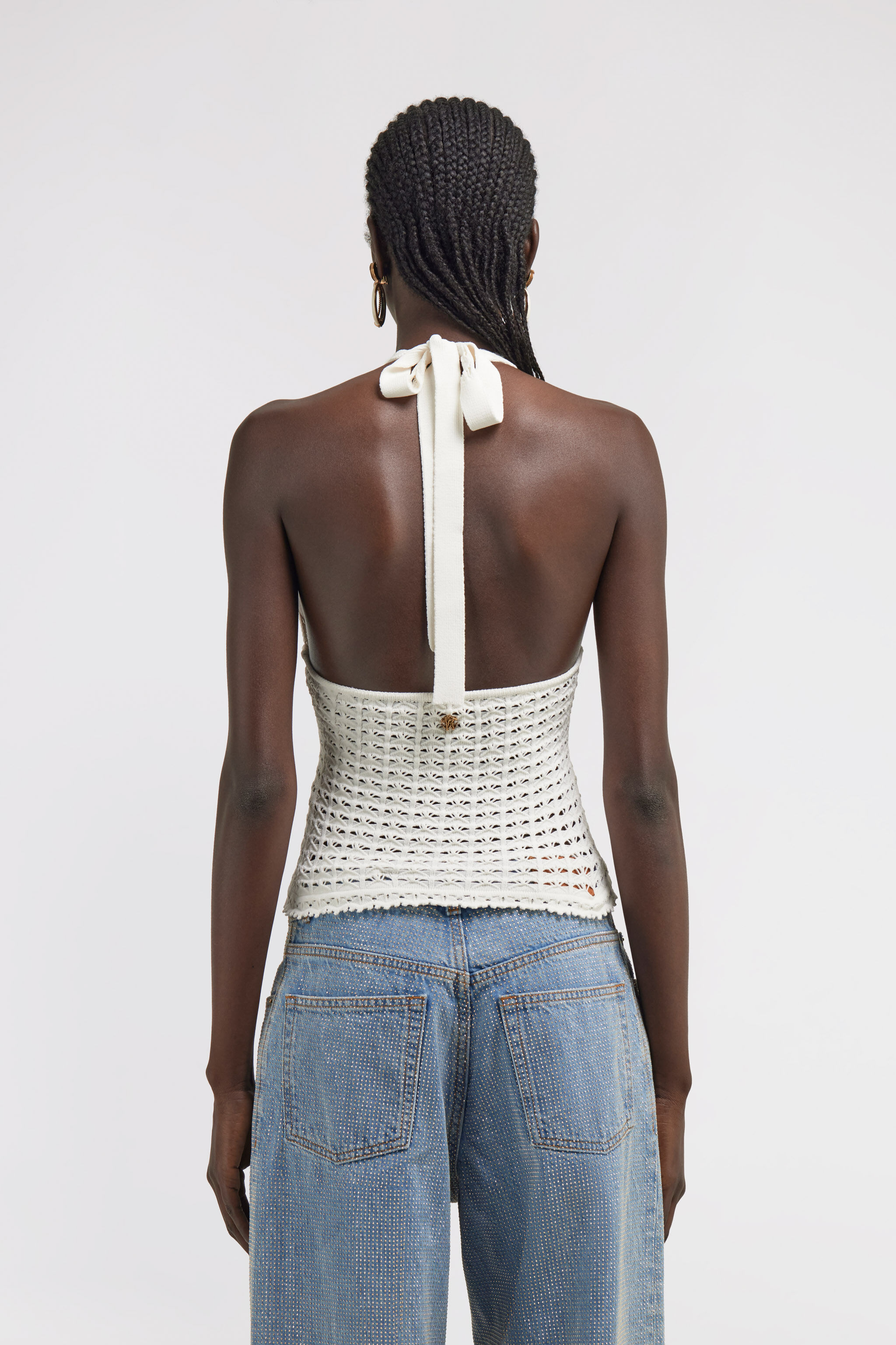 RC Crochet Halter Top RC Crochet Halter Top White TKM600-MI011