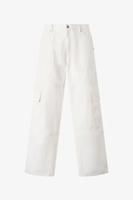 RC Pantaloni Stampa Pitone Con Tasche Bianco URJ230-4NN53
