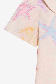 JU Chemise En Coton Imprimé Strafish LIGHT PINK WJT700-7MR17