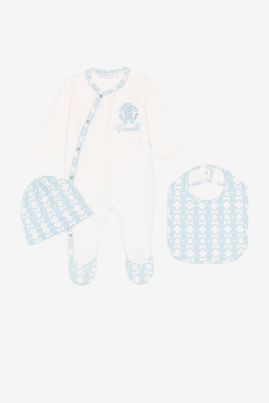 JU Long-sleeve babygrow set JU Long-sleeve babygrow set Light blue QJT889-JV025