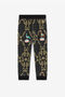 JU Baroque-Print Cotton Sweatpants Black RJT242-5OG86