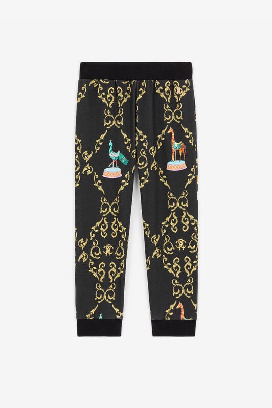 JU Baroque-Print Cotton Sweatpants JU Baroque-Print Cotton Sweatpants Black RJT242-5OG86