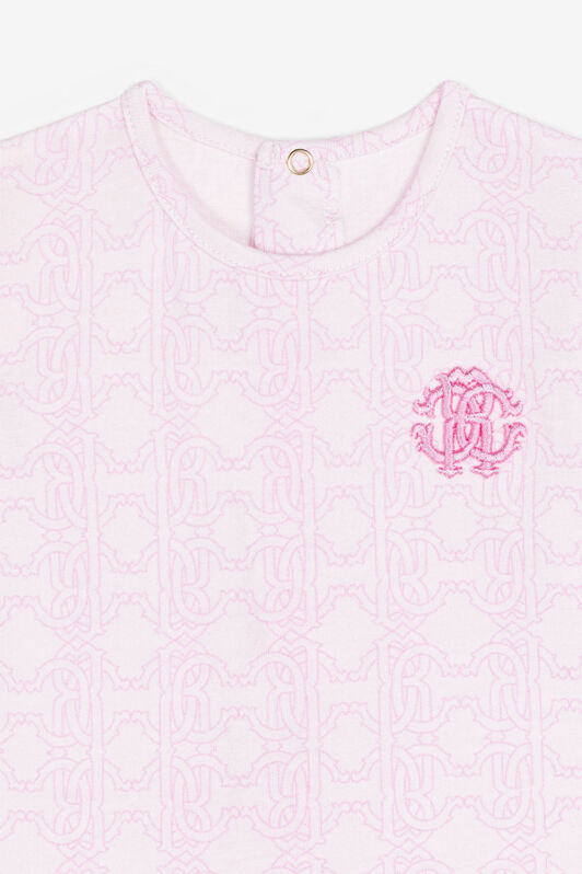 JU Babywachstums-Set mit RC-Monogramm JU Babywachstums-Set mit RC-Monogramm Rosa PJT855-JV025