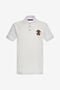 RC White Polo With Monogram RC RC White Polo With Monogram RC White SRT64A-KB002