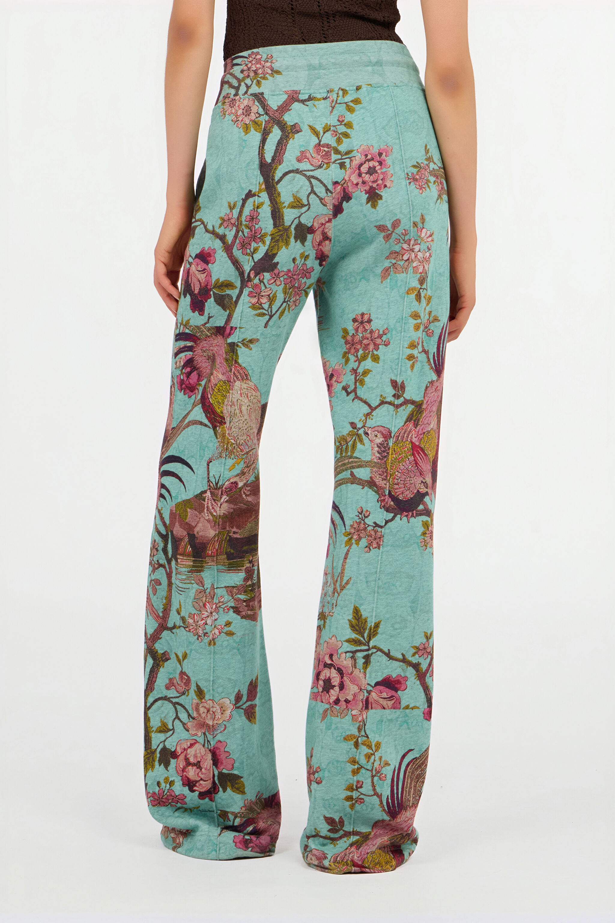 RC Multicolor pants with Oriental Bird print RC Multicolor pants with Oriental Bird print PISCINA/ROSA VKT20B-2GP76