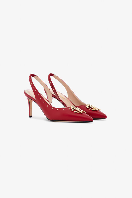 RC Escarpins en cuir RC Escarpins en cuir Rouge OOS01E-PZ085