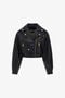 JC Just Cavalli leather bomber jacket JC Just Cavalli leather bomber jacket Noir SFP002-SF037