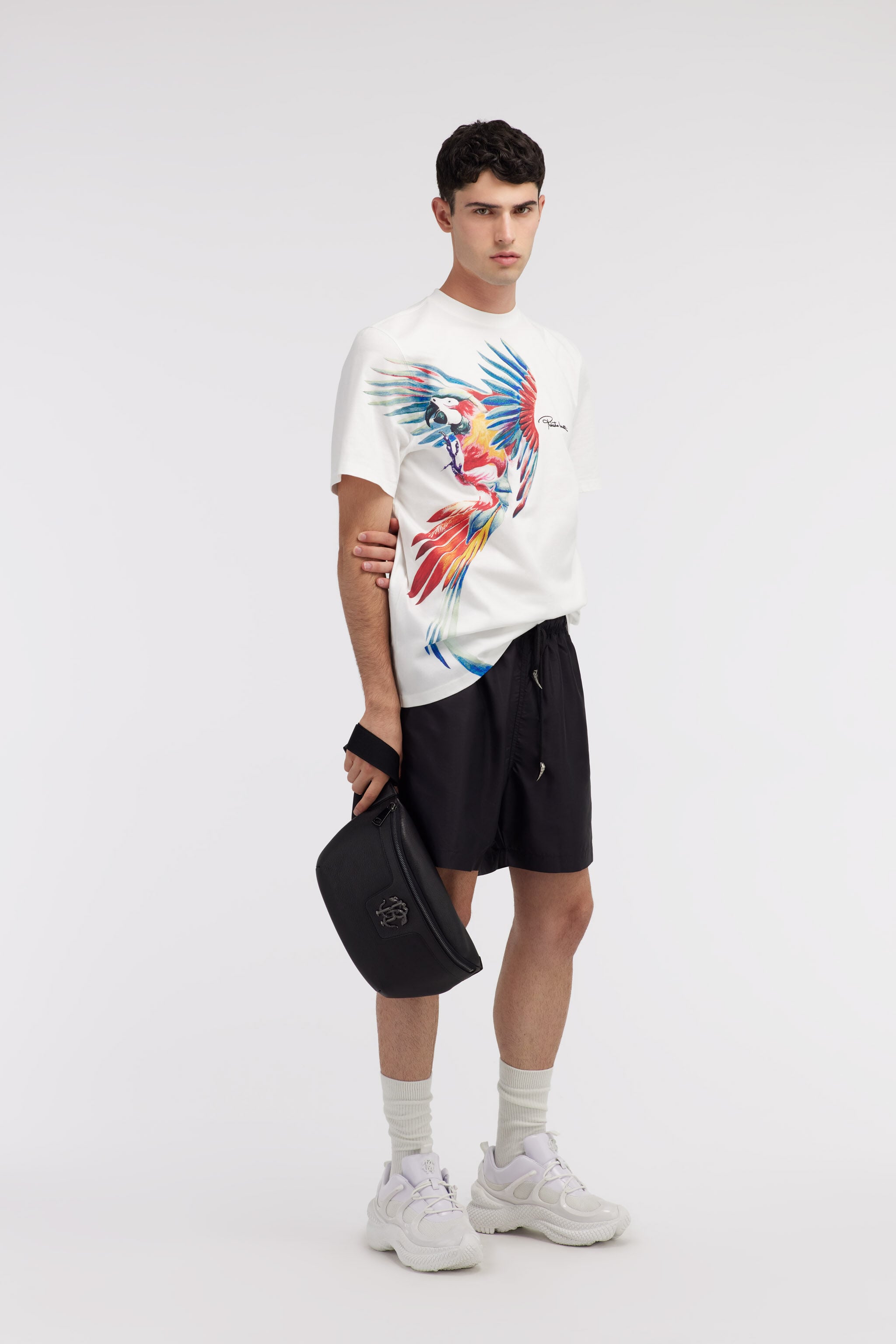 RC Swim shorts with parrot print RC Swim shorts with parrot print Black SYH00B-SB002