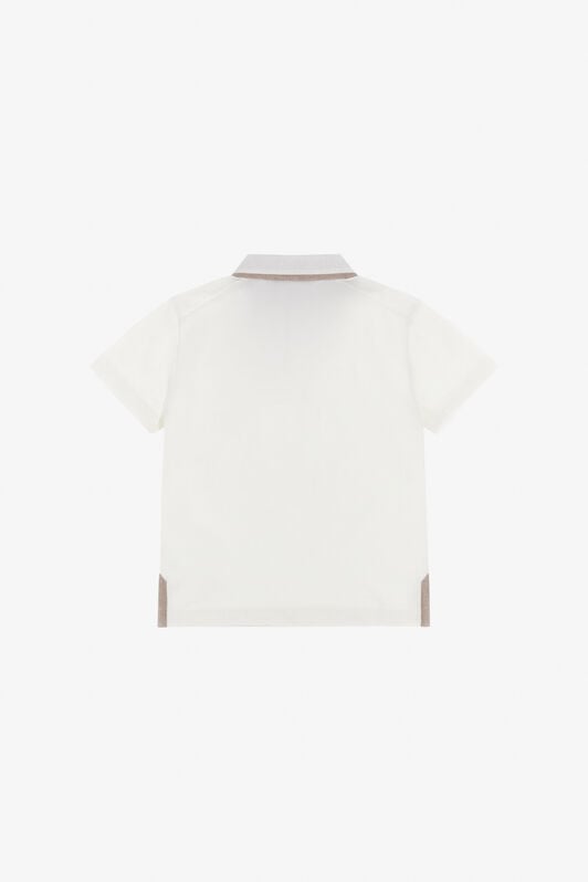 JU Rc Monogram Polo JU Rc Monogram Polo White SJT60B-JD001