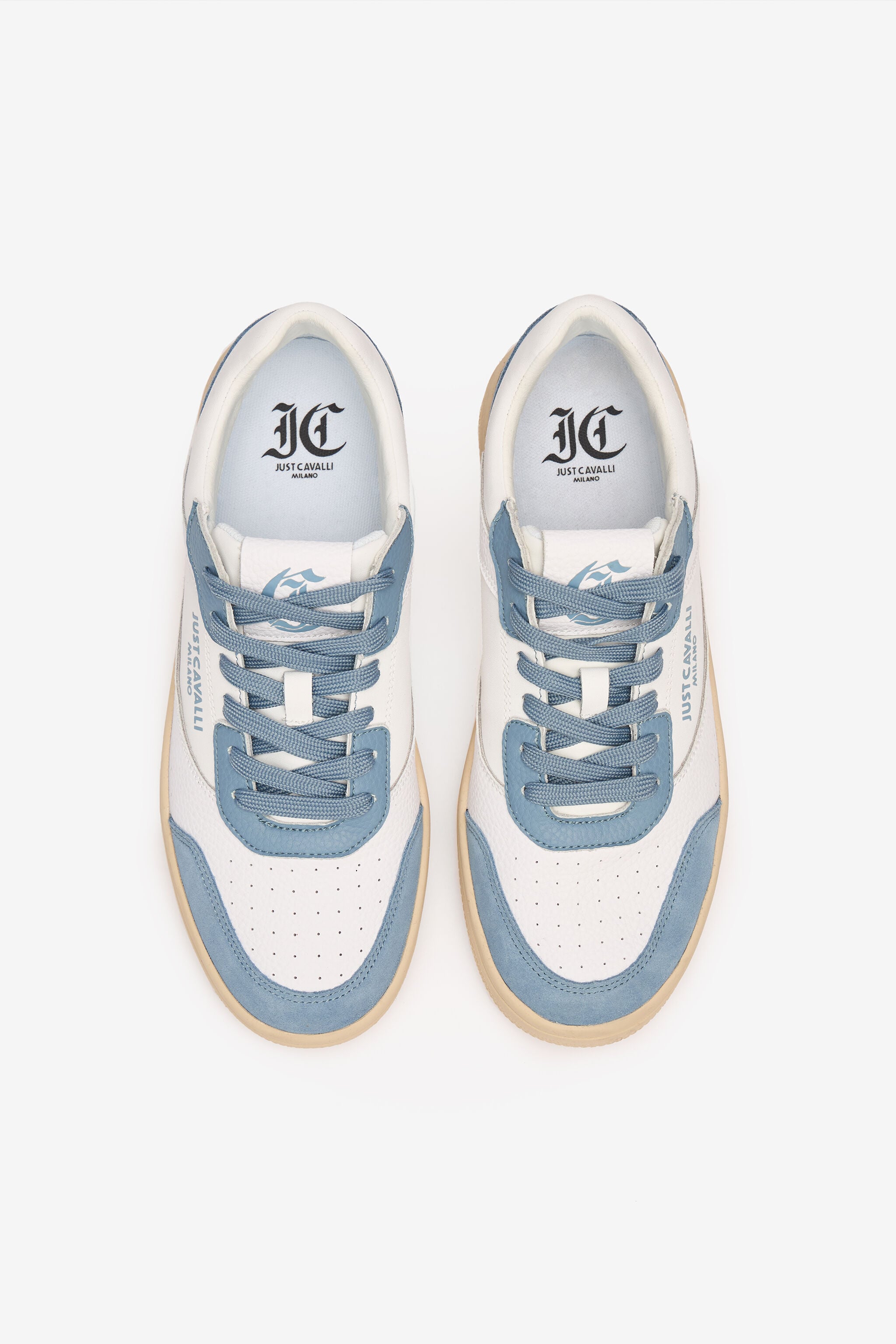 JC Sneakers With Contrasting Inserts JC Sneakers With Contrasting Inserts White/Blue UFS023-UF298