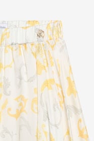 JU Children's skirt with Araldic print Milky white SJT312-2NL95