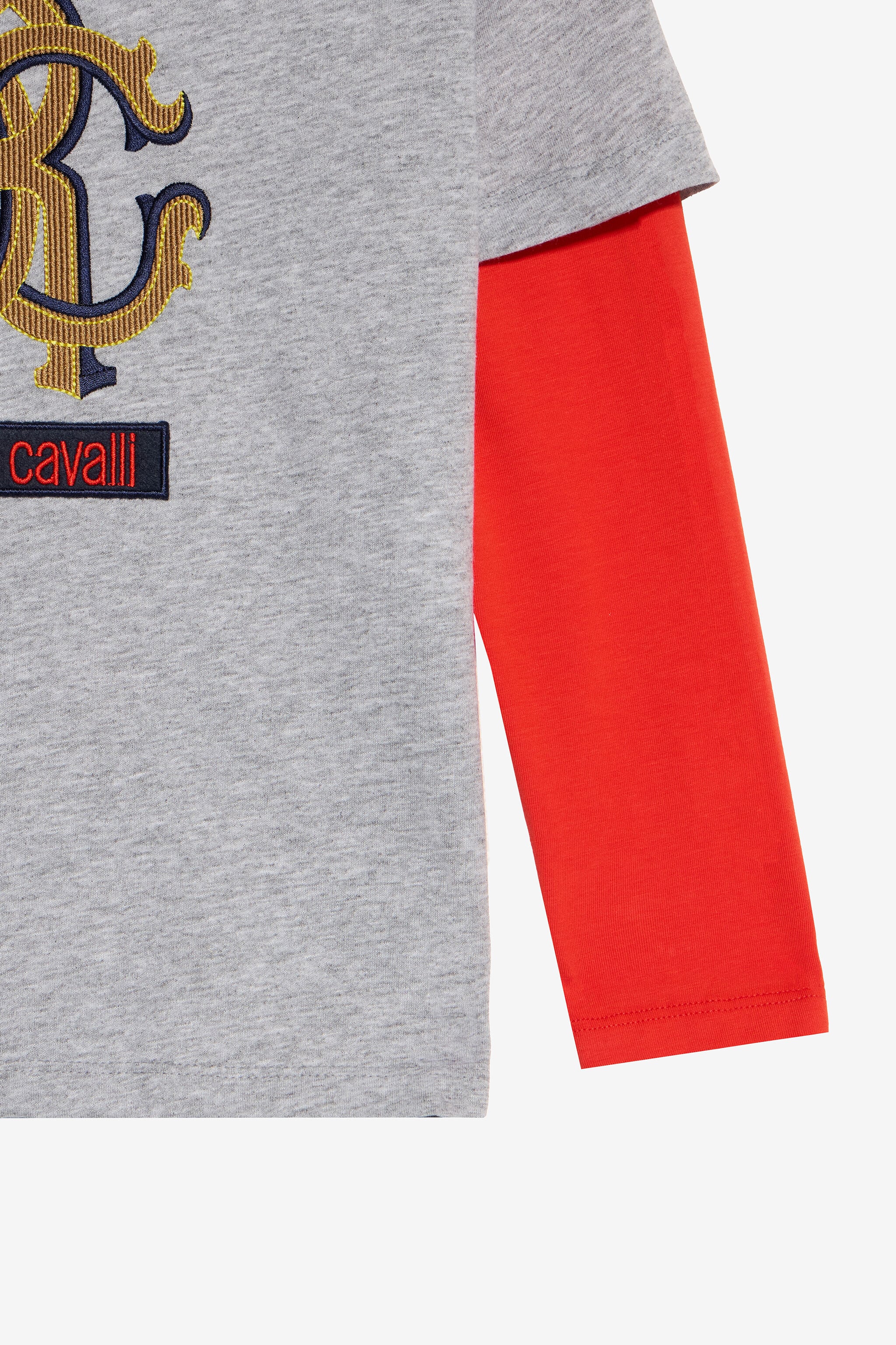 JU T-Shirt With Monogram RC GREY MELANGE VJT60F-JD001